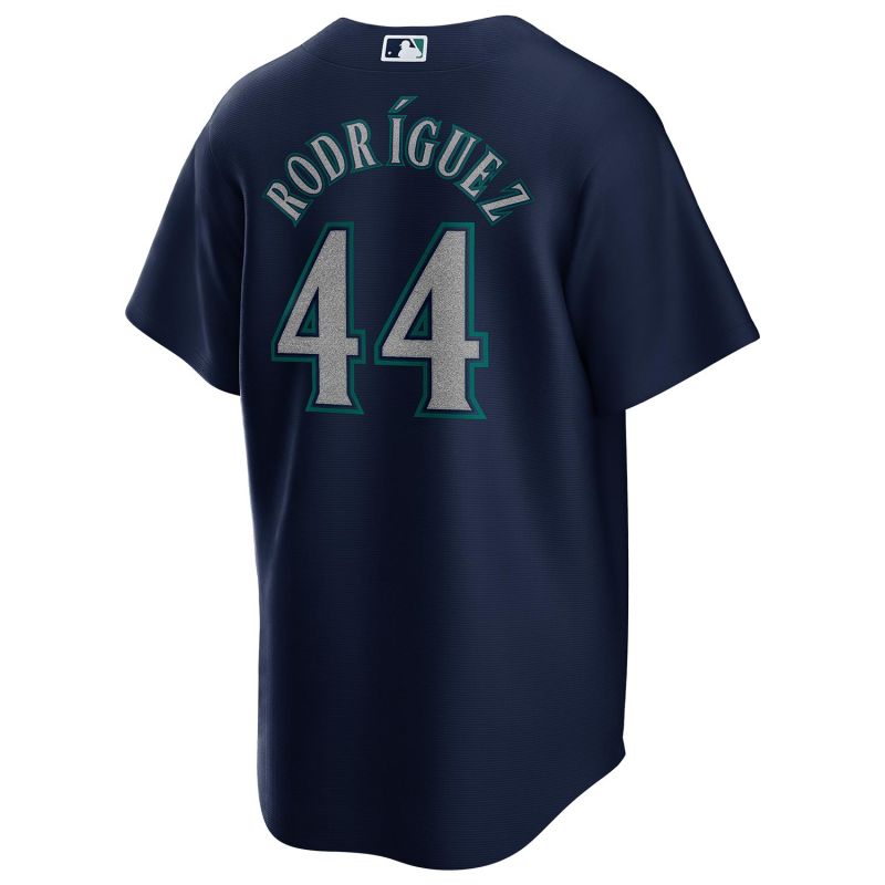 Julio Rodríguez #44 Seattle Mariners Nike MLB Jersey Navy view 3