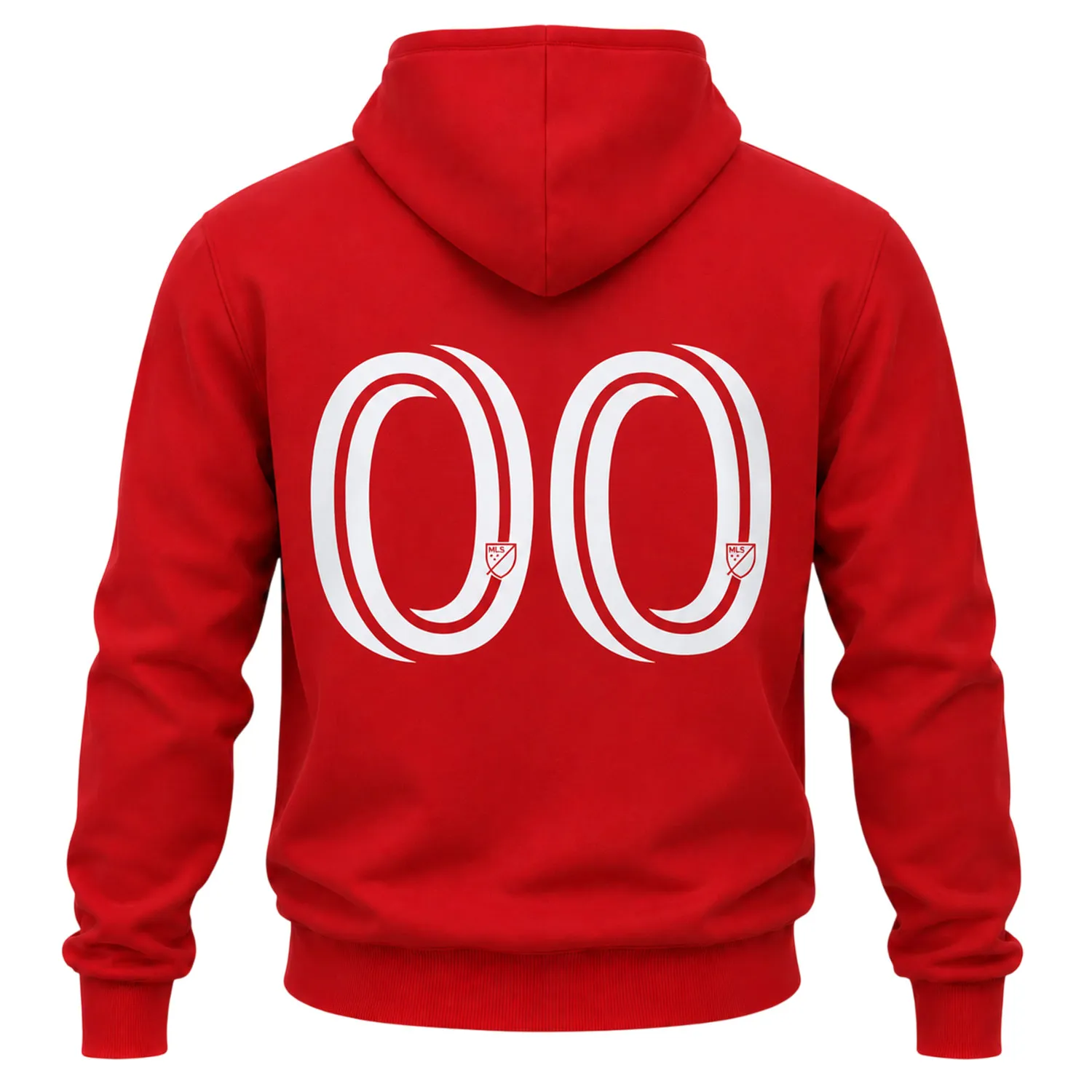 Chicago Fire Red Pullover Hoodie Custom Name and Number Bold Team Apparel