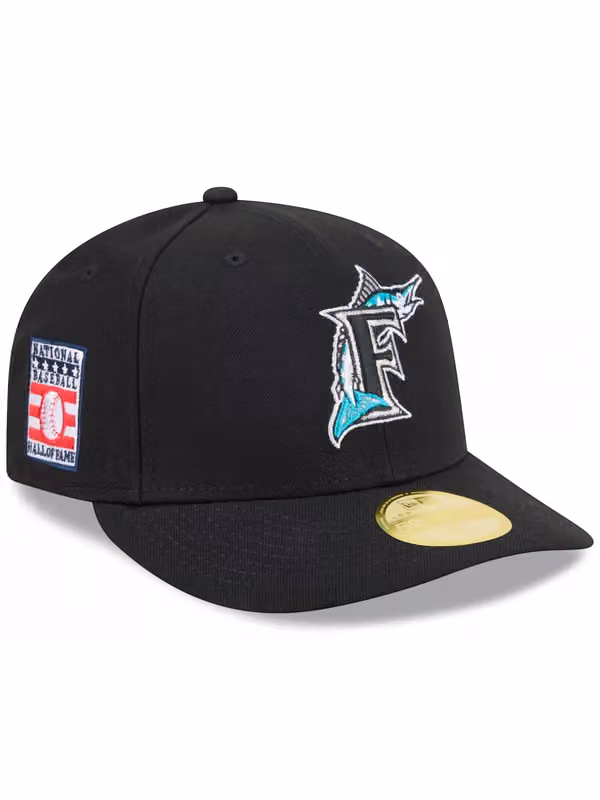Florida Marlins 2026 MLB Hall of Fame Low Profile 59FIFTY Fitted Cap Black product photo