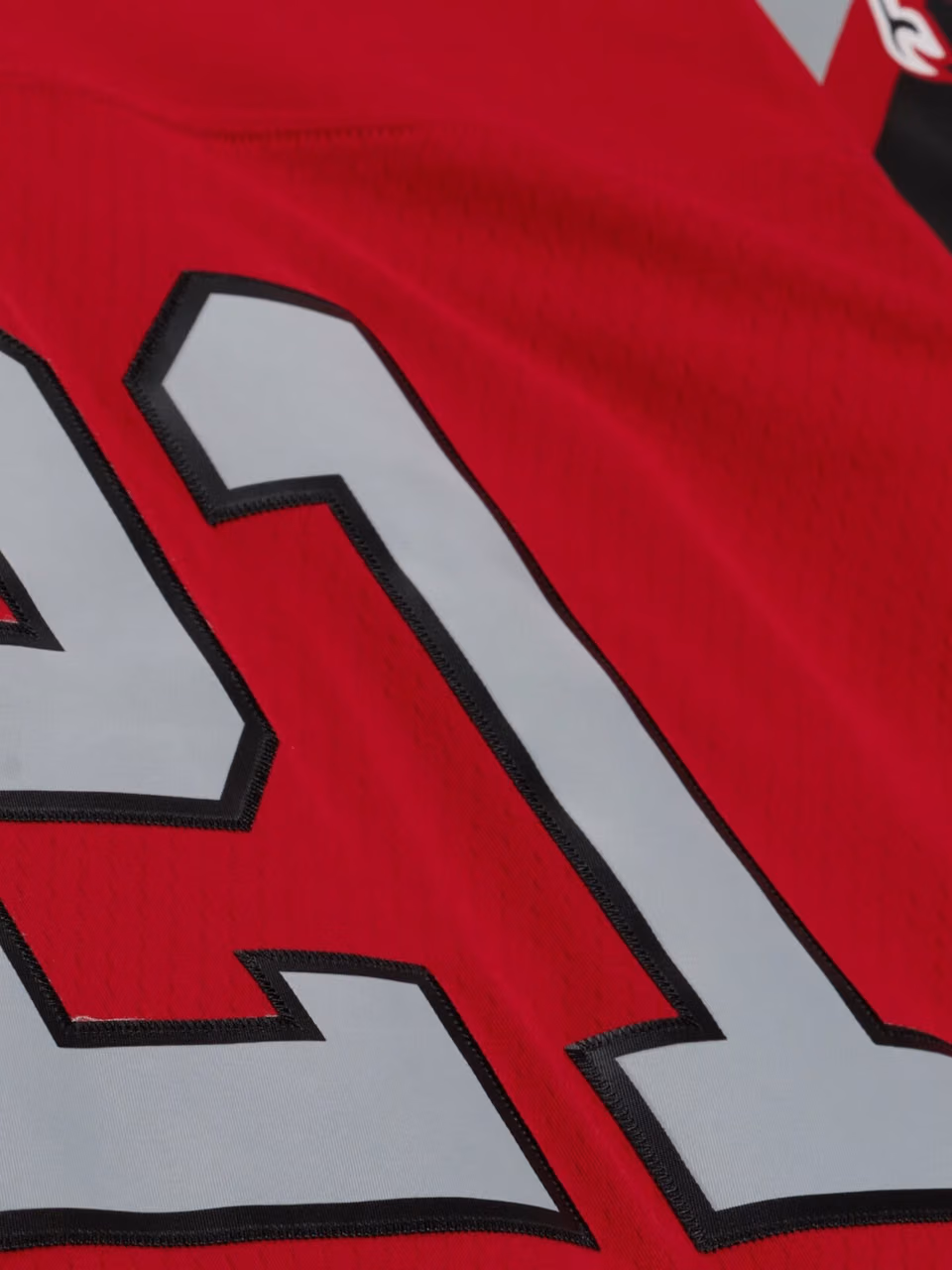 Deion Sanders #21 Atlanta Falcons 1989 Legacy Throwback NFL Jersey Red view 6