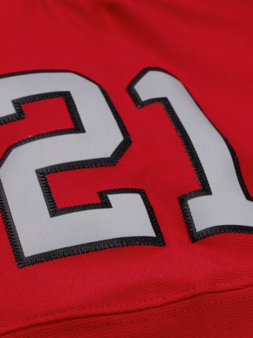 Deion Sanders #21 Atlanta Falcons 1989 Legacy Throwback NFL Jersey Red view 5