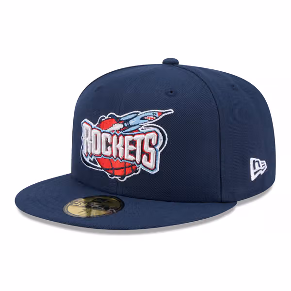 Houston Rockets 1995-2003 Hardwood Classics 59FIFTY Fitted Cap Navy product photo