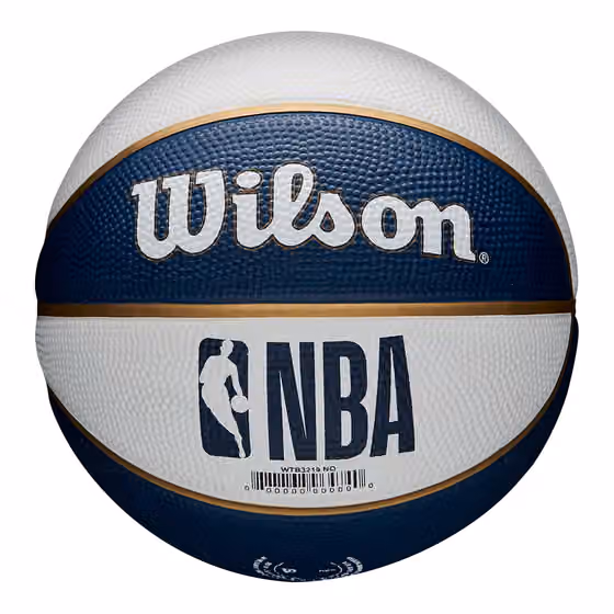 New Orleans Pelicans NBA Retro Wilson Mini Basketball (Size 3) view 2