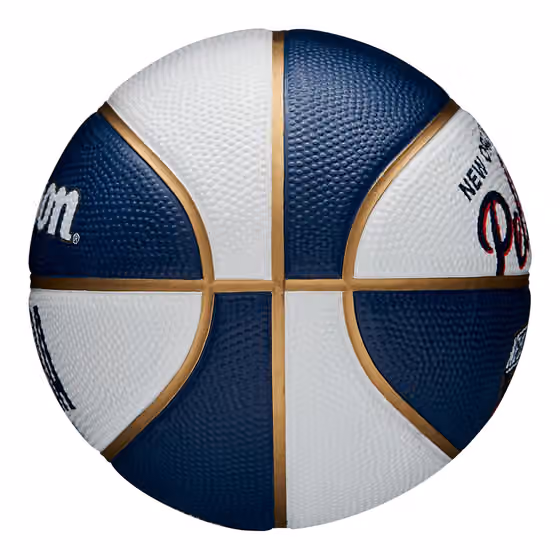 New Orleans Pelicans NBA Retro Wilson Mini Basketball (Size 3) view 5