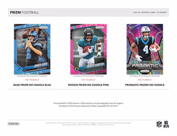 2025 Panini Prizm Football NFL No Huddle Hobby Box view 2
