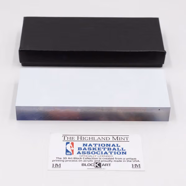 Joel Embiid Philadelphia 76ers NBA Player Ticket 3D Block Art view 2