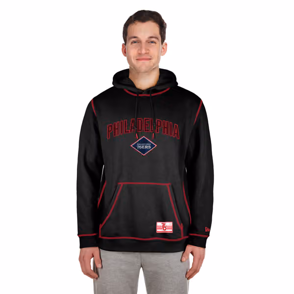 Philadelphia 76ers 2023 City Edition New Era Oversized NBA Hoodie view 5