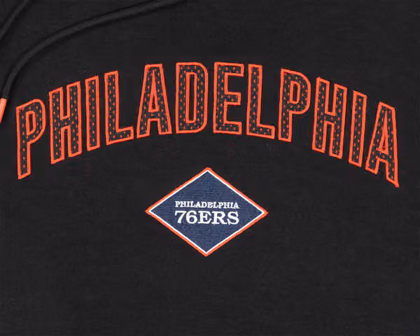 Philadelphia 76ers 2023 City Edition New Era Oversized NBA Hoodie view 3