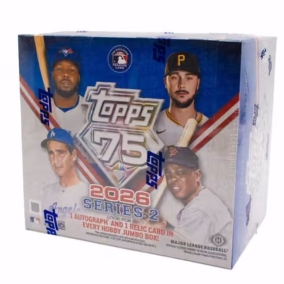 2026 Topps Series 2 Baseball MLB Jumbo Hobby Box view 1