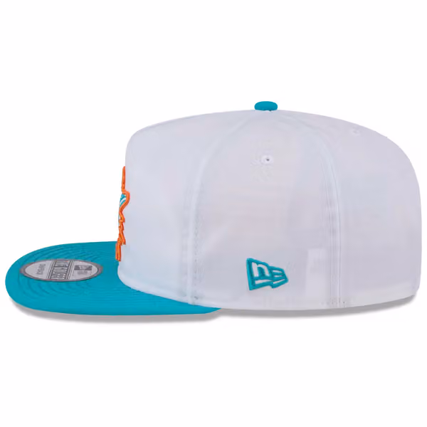 Miami Dolphins 2024 NFL Training Camp New Era Golfer Snapback Cap White view 5