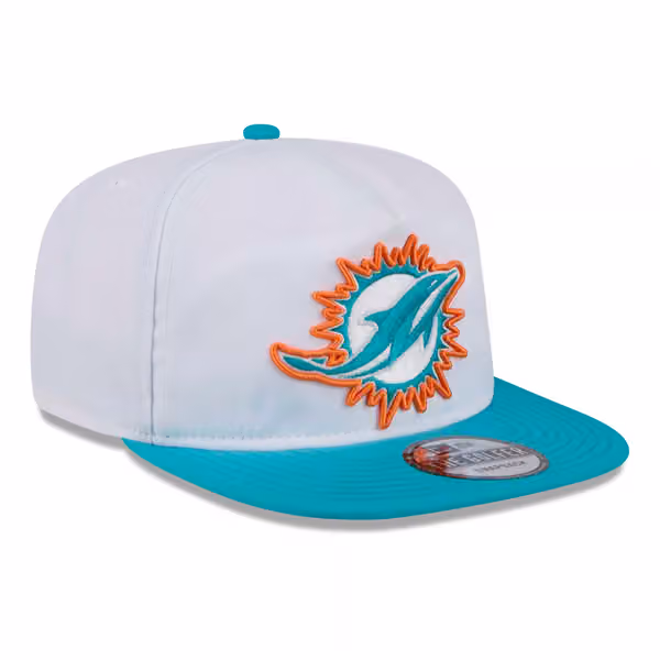 Miami Dolphins 2024 NFL Training Camp New Era Golfer Snapback Cap White view 4
