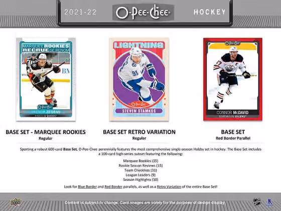 2021/22 Upper Deck O-Pee-Chee Hockey Retail NHL Pack view 3