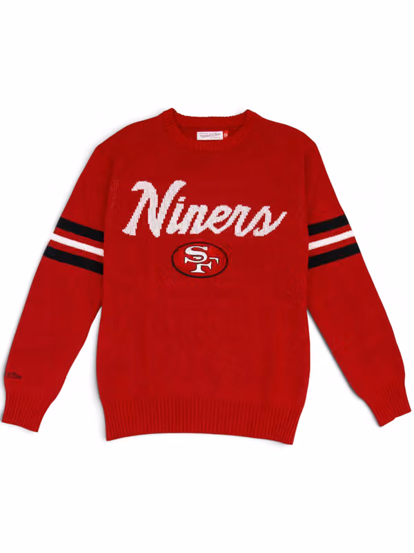 San Francisco 49ers NFL Head Coach Sweater Red view 2