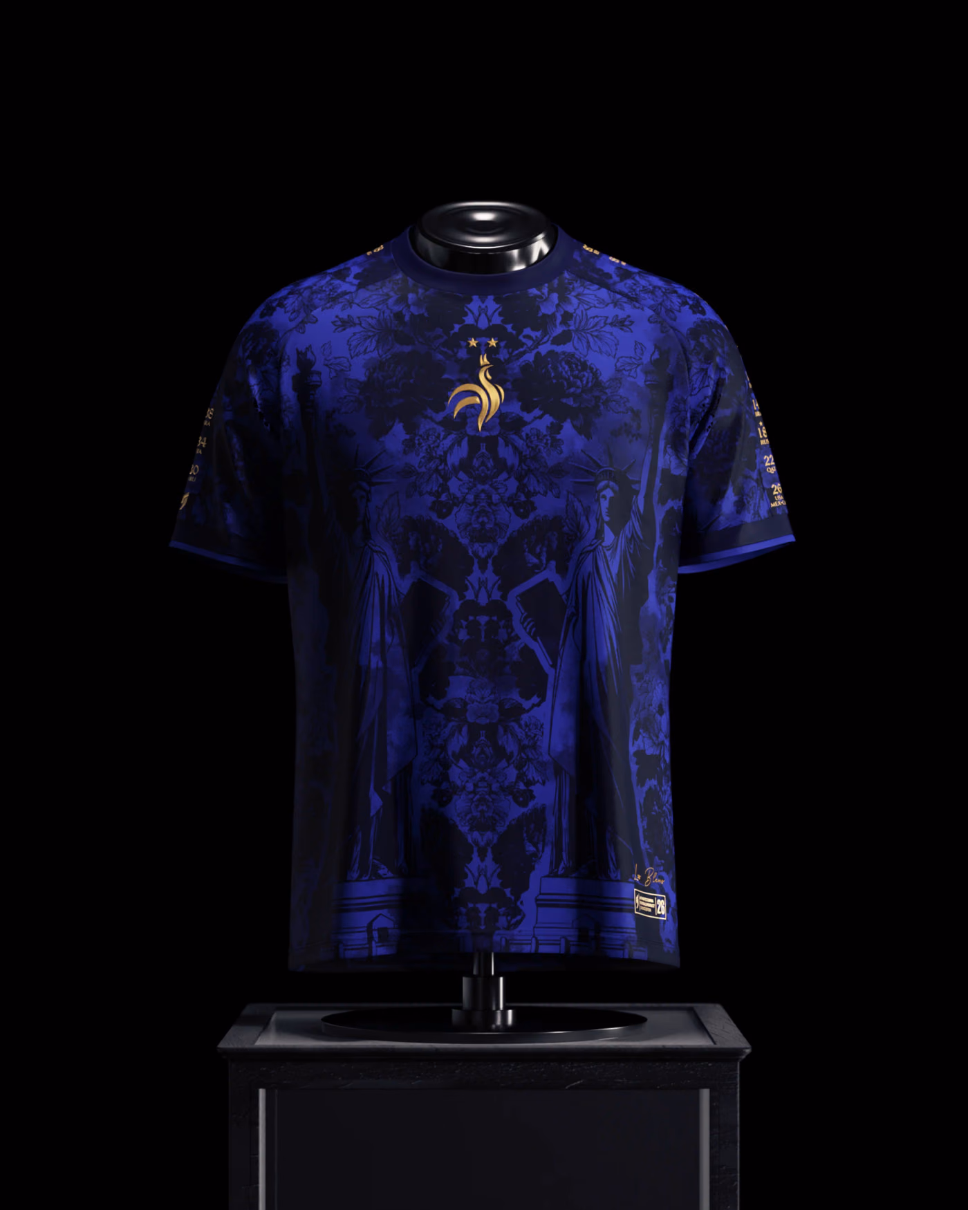 Jersevo Custom Personalized France "Liberty" Jersey (2026WC Edition) front view