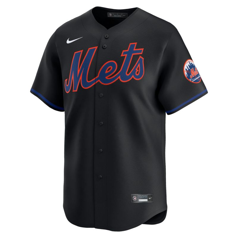 New York Mets Limited MLB Jersey Alternate Black view 1