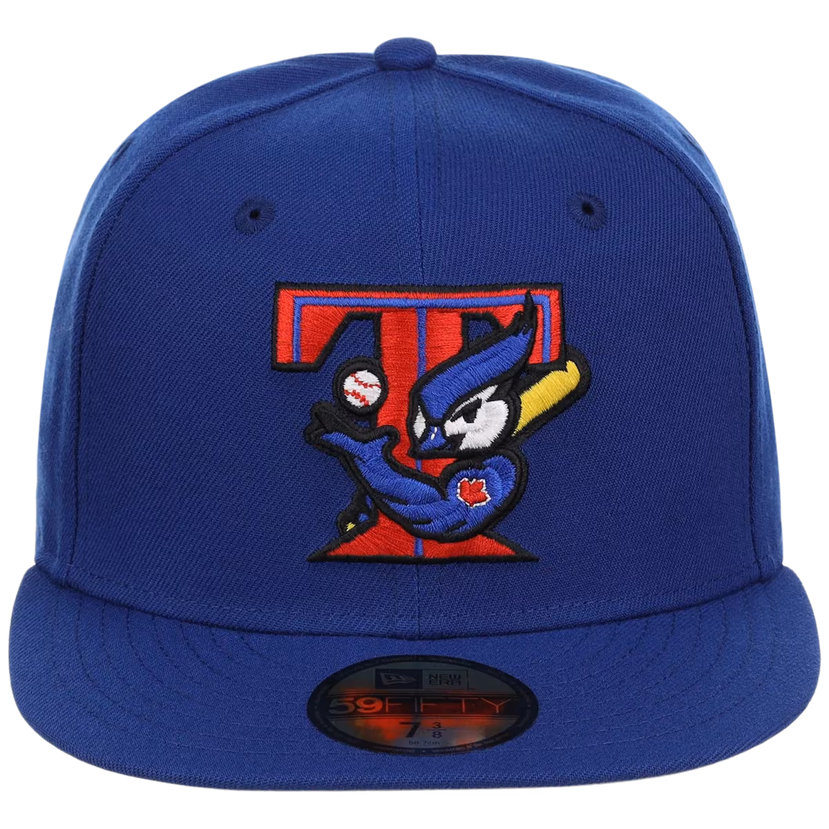 Toronto Blue Jays MLB Cooperstown Authentic Collection New Era 59FIFTY (Royal/Royal) detail view