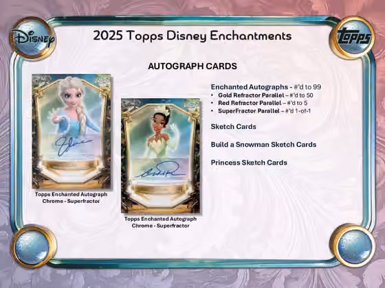 2025 topps Disney Wonder Hobby Box view 6