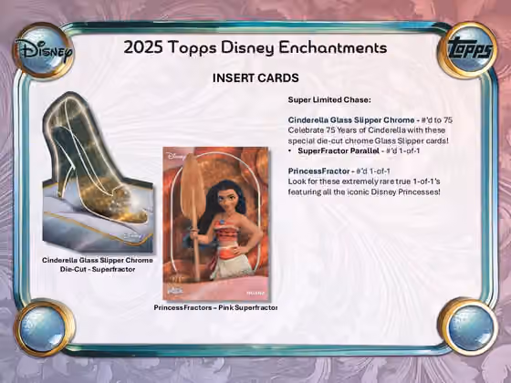 2025 topps Disney Wonder Hobby Box view 5