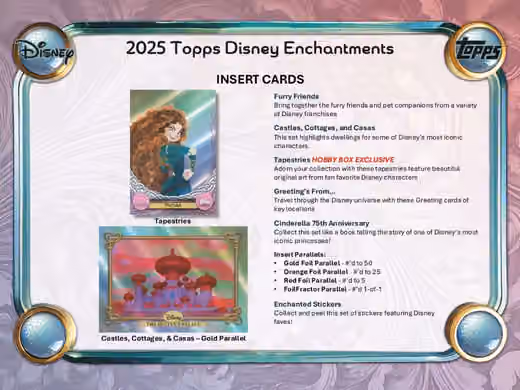 2025 topps Disney Wonder Hobby Box view 4