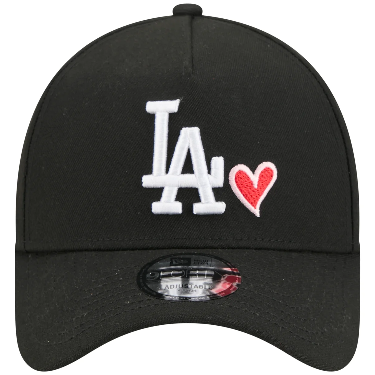Los Angeles Dodgers Los Angeles Crown the City - LA Love - Black/Black New Era 9FORTY detail view