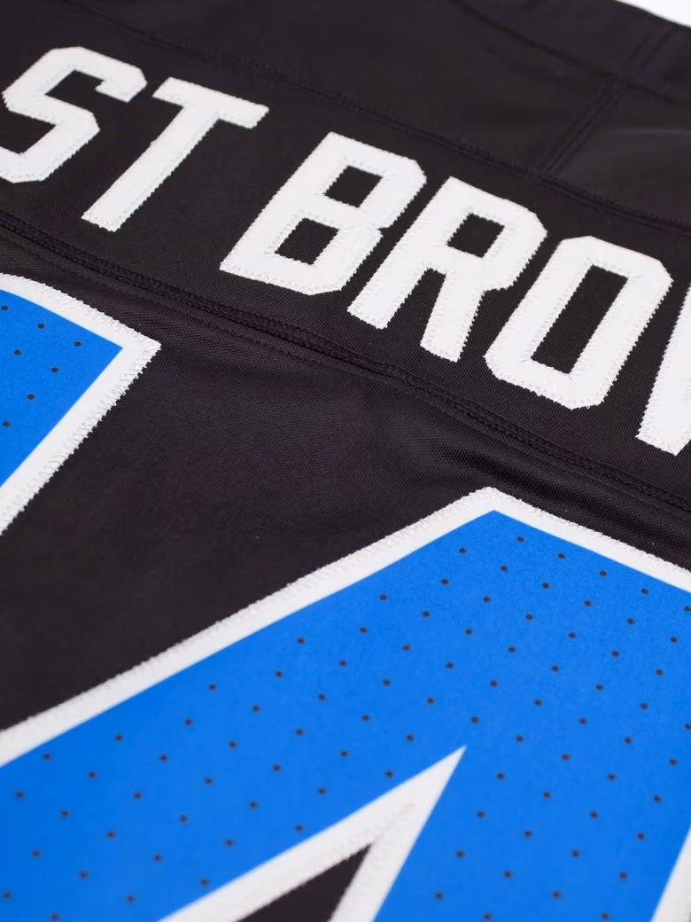 Amon-Ra St. Brown #14 Detroit Lions Stitched Limited NFL Jersey Black view 5