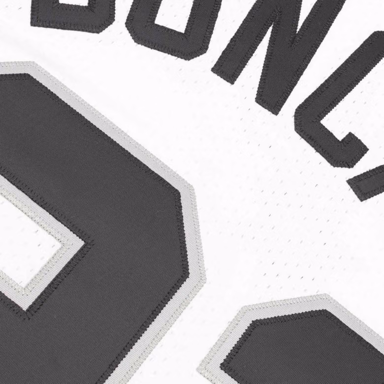 Tim Duncan #21 San Antonio Spurs 1998-99 Mitchell & Ness Authentic NBA Jersey White view 5
