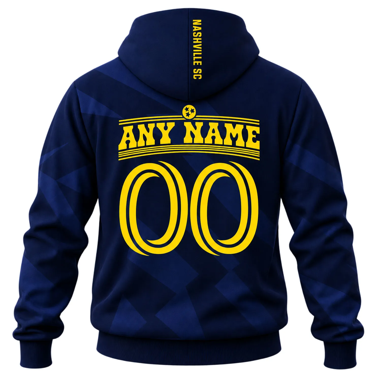 Nashville SC Navy Hoodie Dynamic Skyline Style Custom