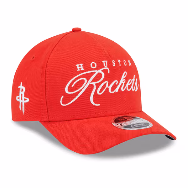 Houston Rockets 2025 NBA Draft 9FORTY M-Crown A-Frame Snapback Cap Red product photo