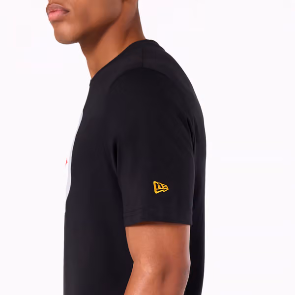 Pittsburgh Steelers Team Logo Football NFL T-Shirt Black view 4