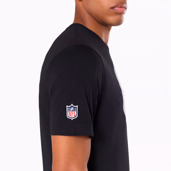 Pittsburgh Steelers Team Logo Football NFL T-Shirt Black view 3