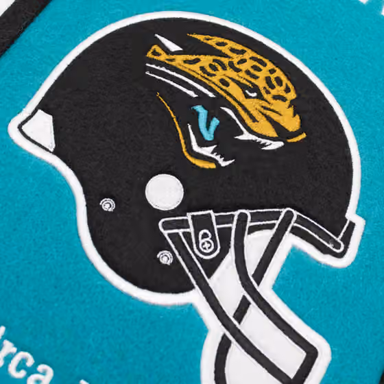 Jacksonville Jaguars Logo Evolution NFL Wool Banner view 3