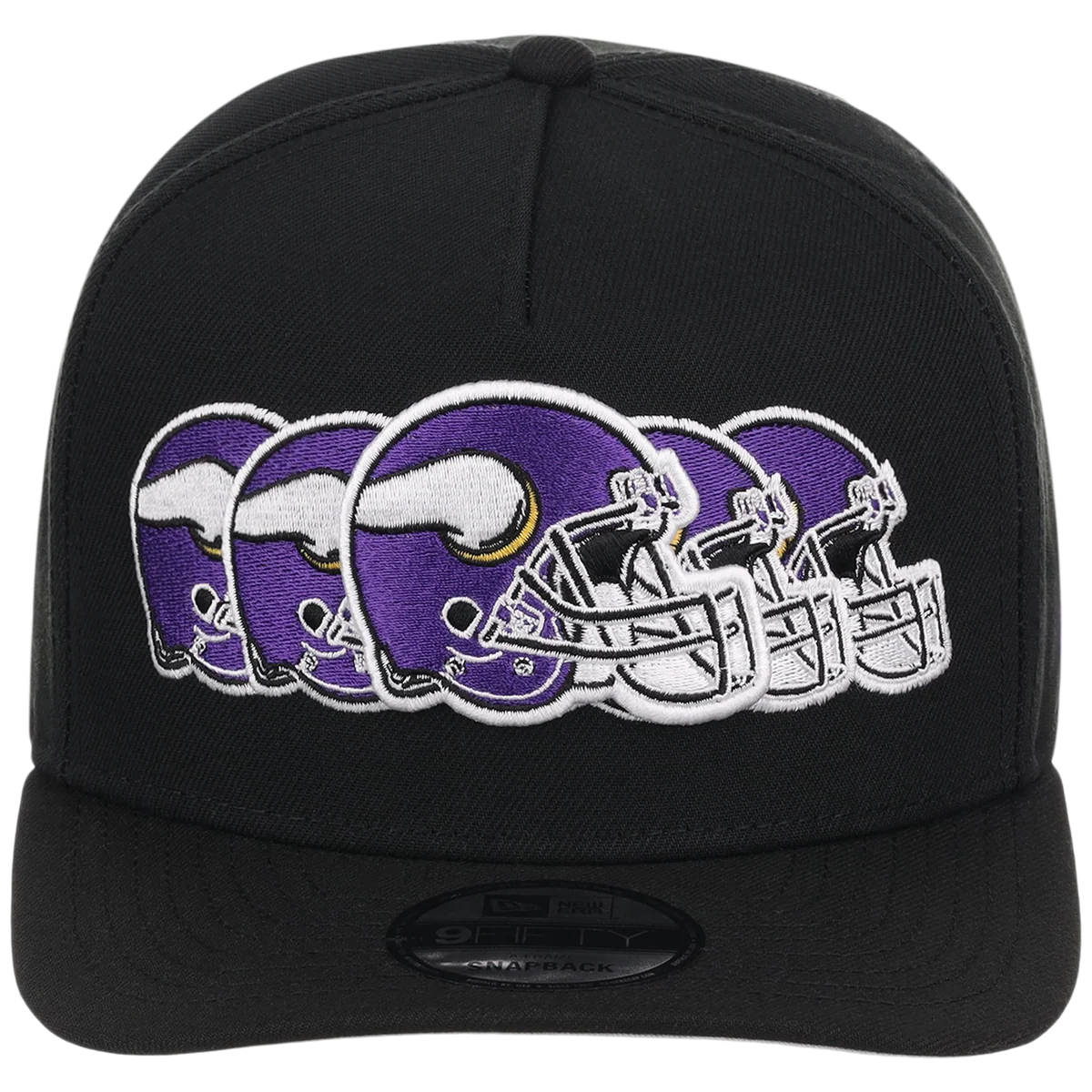 Minnesota Vikings NFL Seismic New Era 9FIFTY A-Frame detail view
