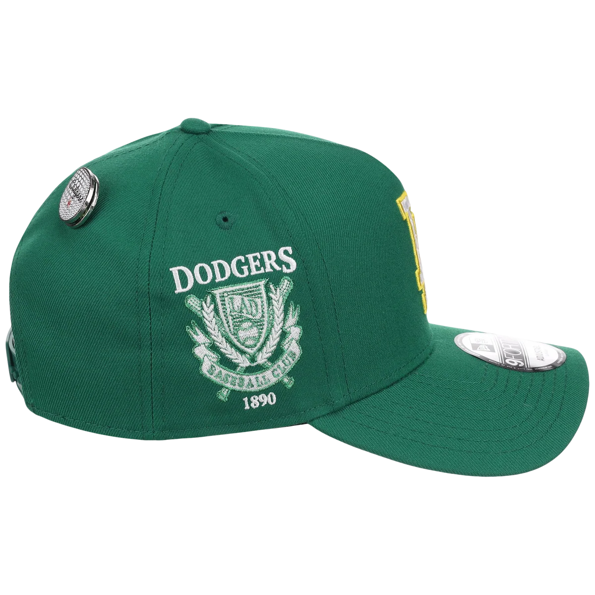 Los Angeles Dodgers MLB Augusta Bloom New Era 9FORTY w/ Golf Pin detail view