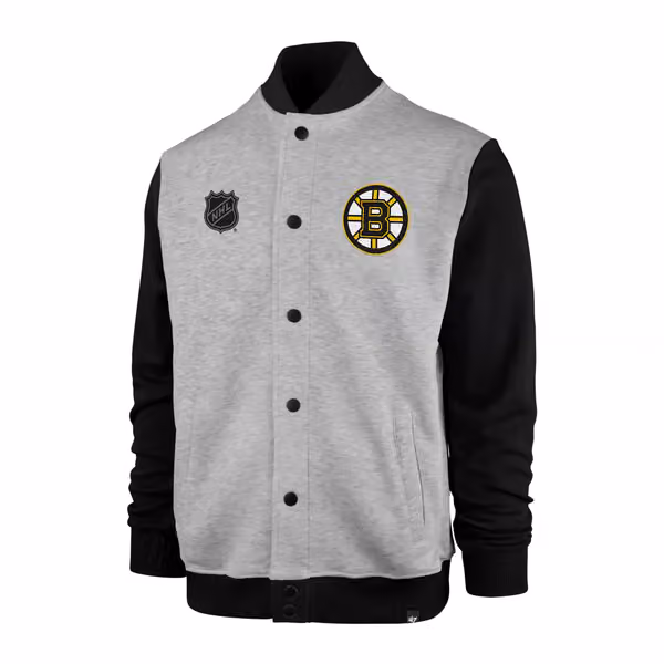 Boston Bruins '47 Burnside Hockey Letterman Track Jacket view 1