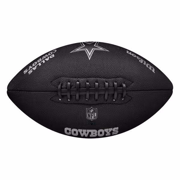 Dallas Cowboys Wilson Metallic Premiere Full Size NFL Football view 3