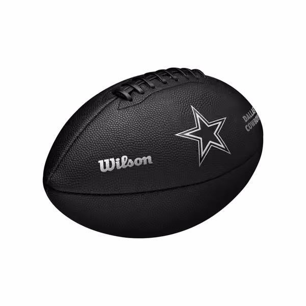 Dallas Cowboys Wilson Metallic Premiere Full Size NFL Football view 5