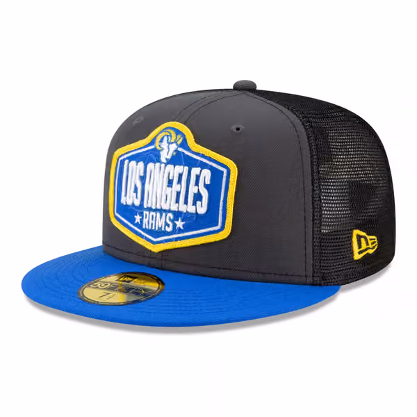 Los Angeles Rams Official 2021 NFL Draft New Era 59FIFTY Fitted Cap product photo