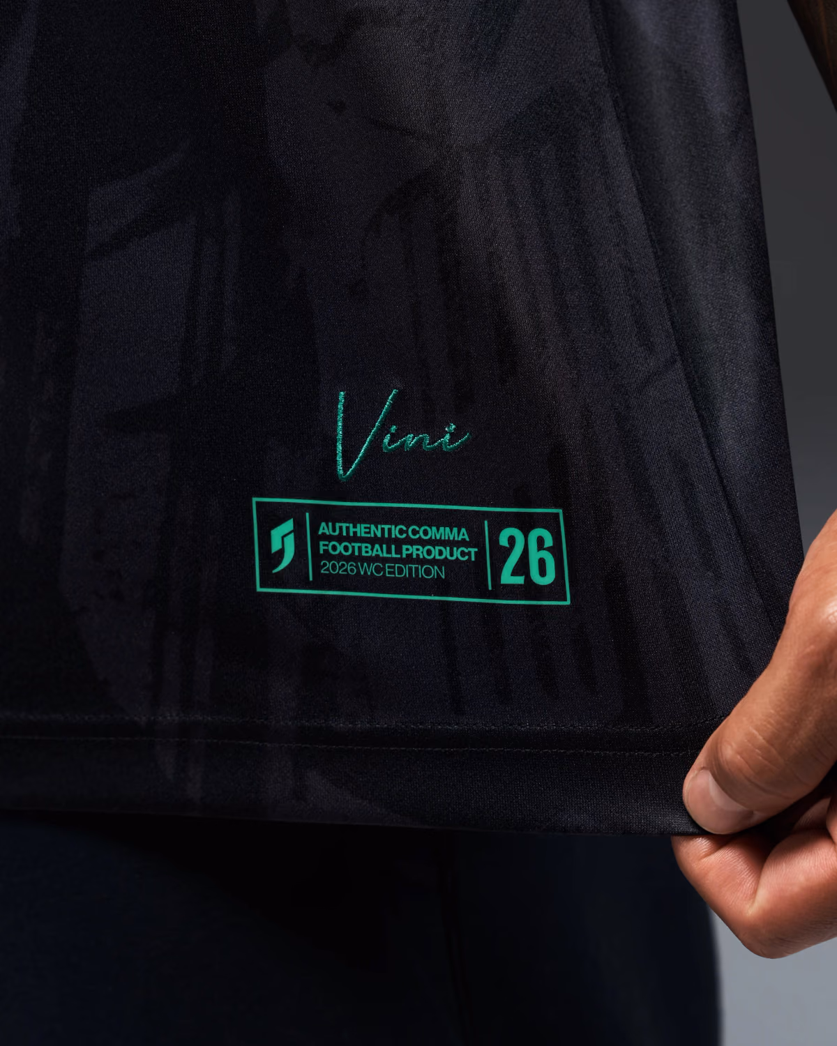 Jersevo Custom Personalized Vini Heritage Jersey (2026WC Edition) detail view 6