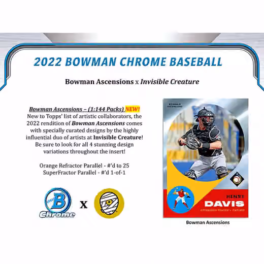 2022 Bowman Chrome Baseball LITE MLB Box view 6