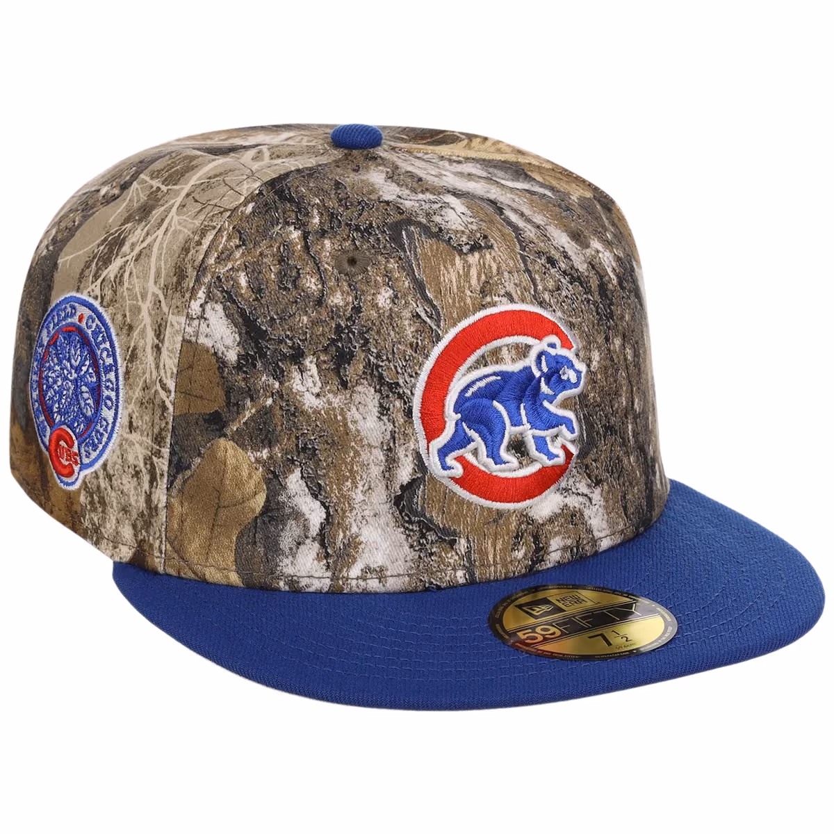 Chicago Cubs MLB Realtree OTC New Era 59FIFTY front view