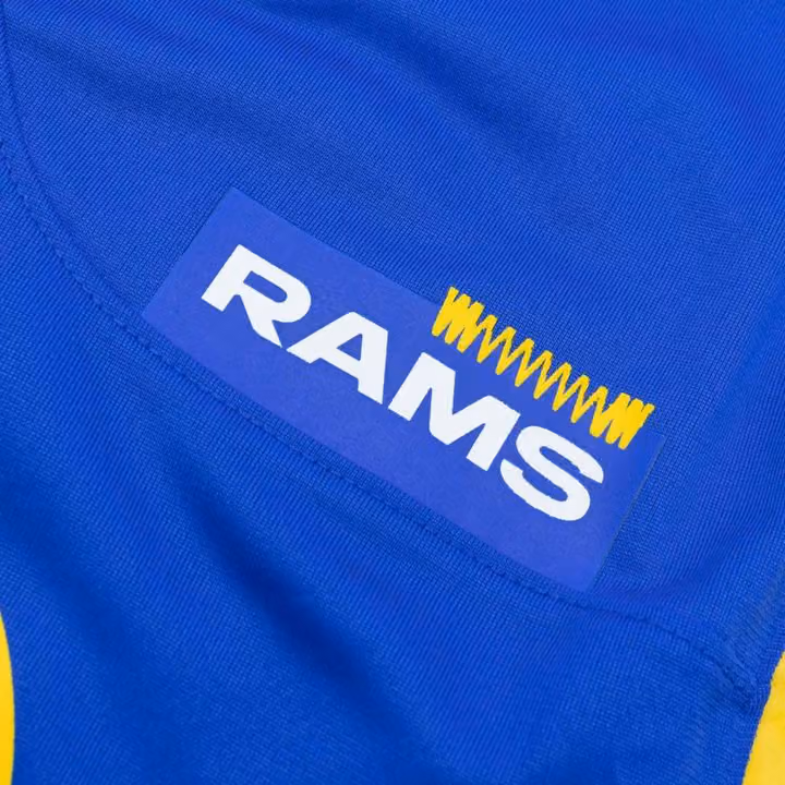 Puka Nacua #12 Los Angeles Rams Nike Game NFL Jersey Blue view 6