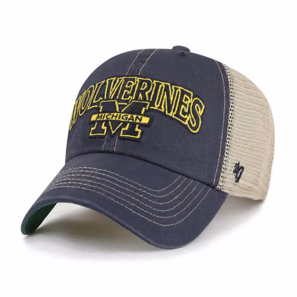 Michigan Wolverines Vintage Tuscaloosa '47 Clean Up Trucker NCAA Cap product photo