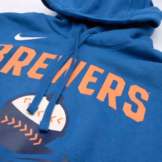 Milwaukee Brewers City Connect Club MLB Hoodie Blue view 3