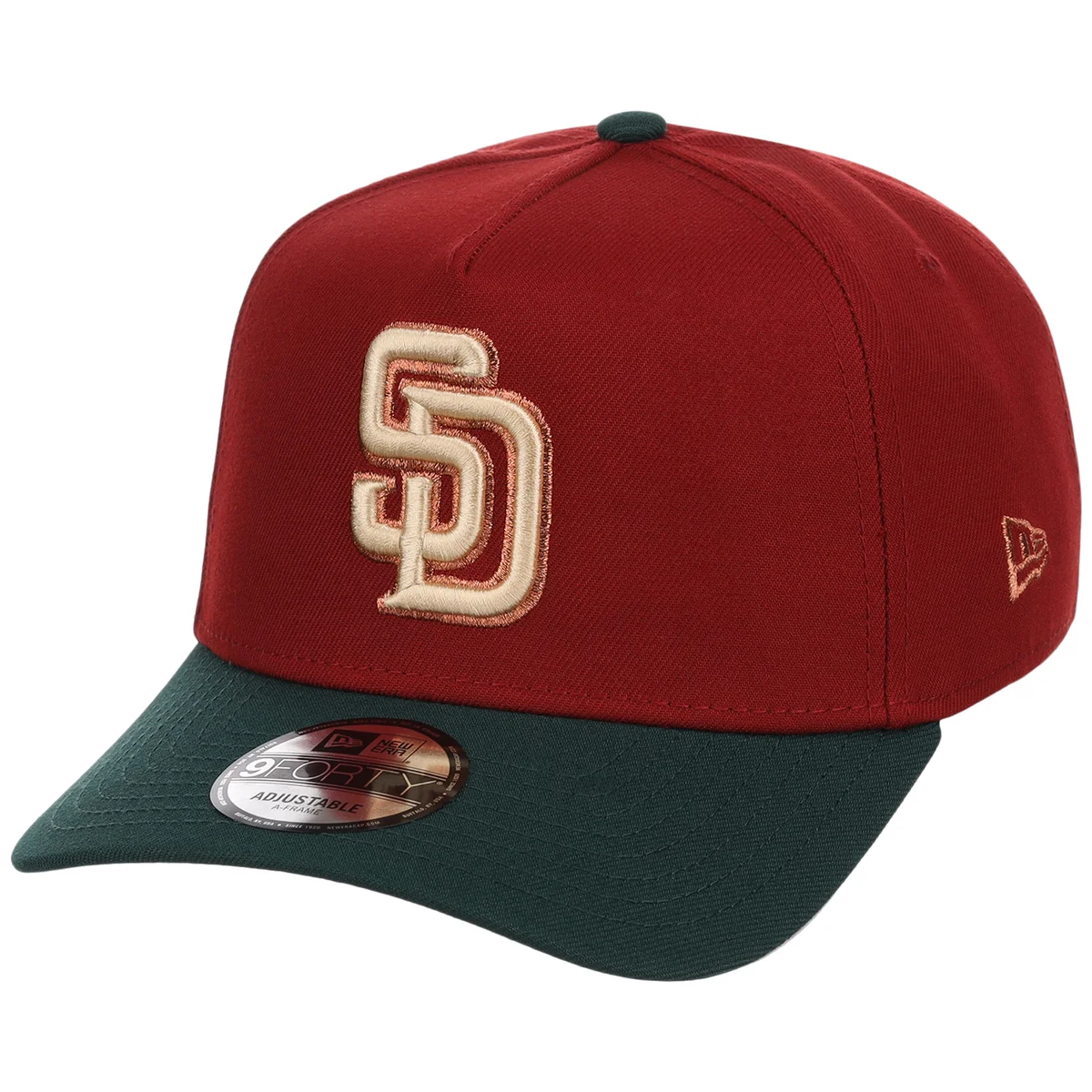 San Diego Padres MLB Terra Verde New Era 9FORTY detail view