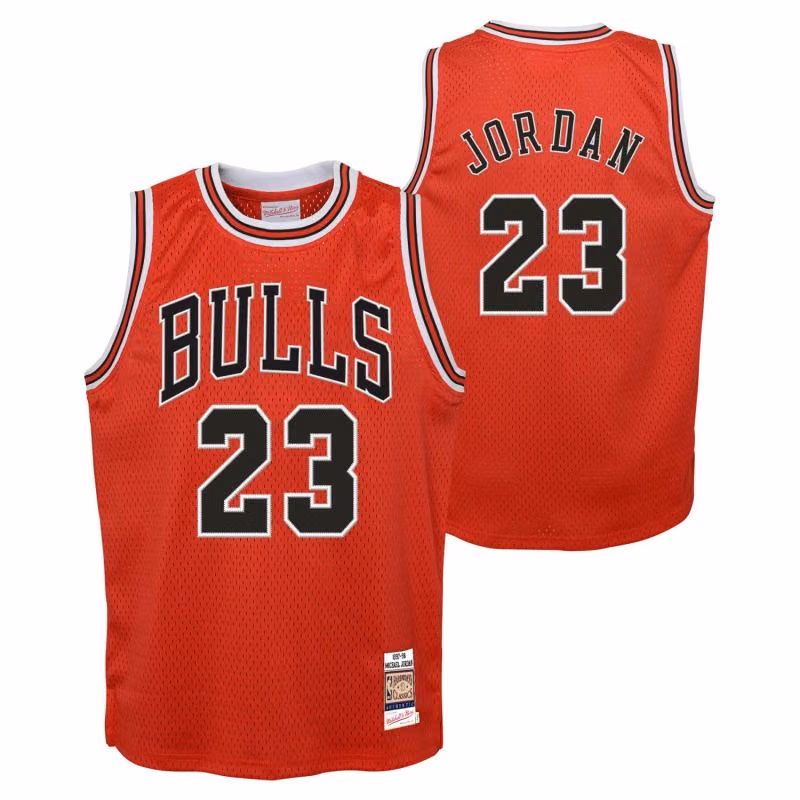 Michael Jordan #23 Chicago Bulls 1997-98 Authentic NBA Jersey Red (YOUTH) view 1
