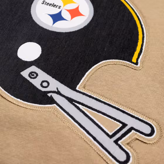 Pittsburgh Steelers Swing Pass NFL Rewind Club Crew Beige view 3