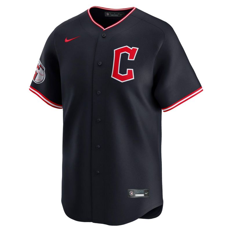 Cleveland Guardians Alternate Nike Limited MLB Jersey Navy view 1