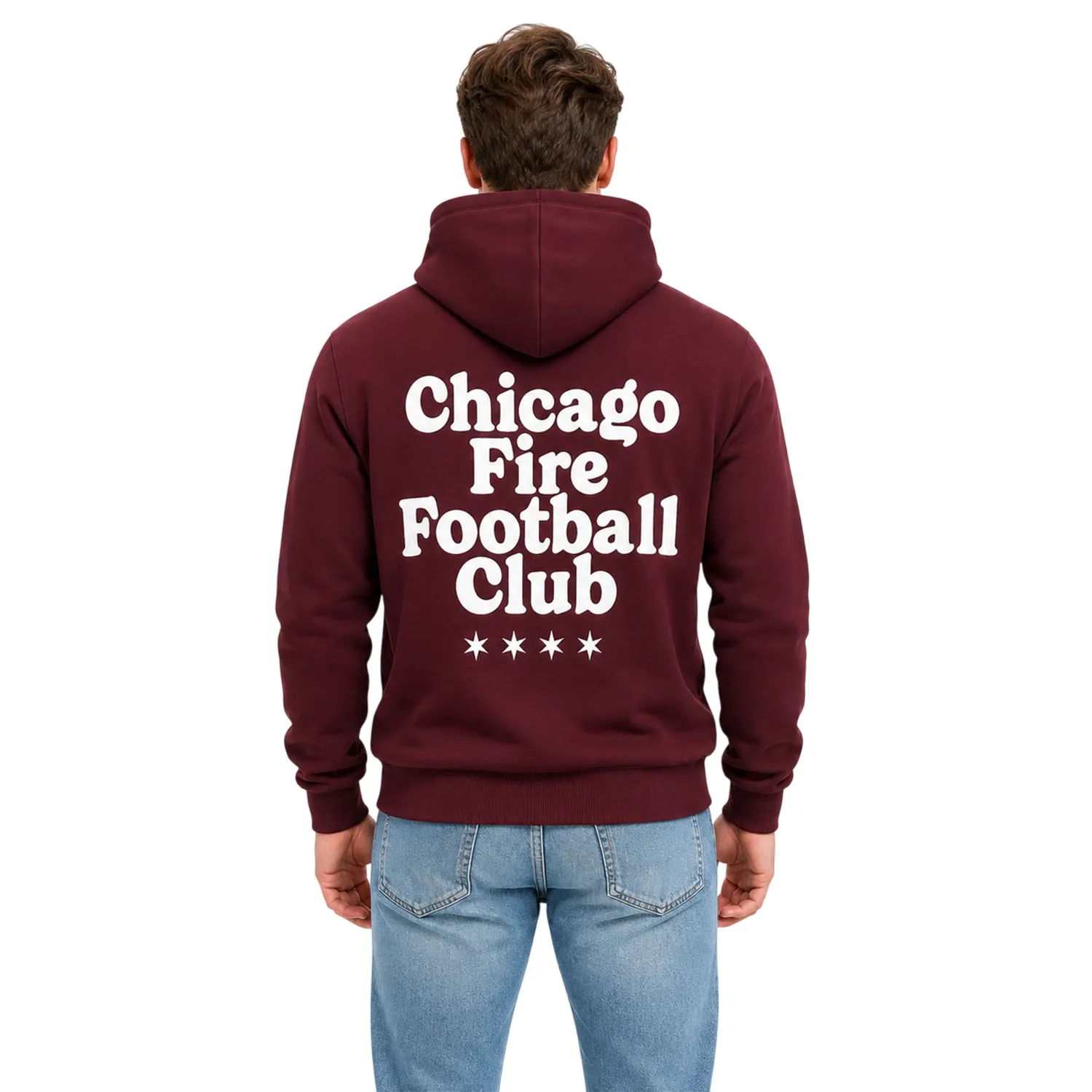 Chicago Fire Maroon Hoodie Dynamic Athletic Style