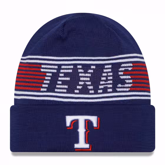 Texas Rangers Authentic 2024 MLB Clubhouse New Era Beanie Knit product photo
