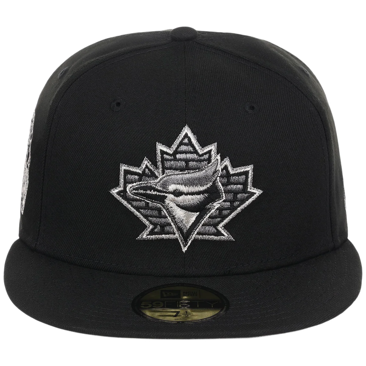 Toronto Blue Jays Friday Flux New Era 59FIFTY (Black/Black) detail view